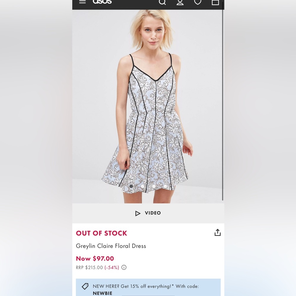 Greylin Claire Floral Dress
